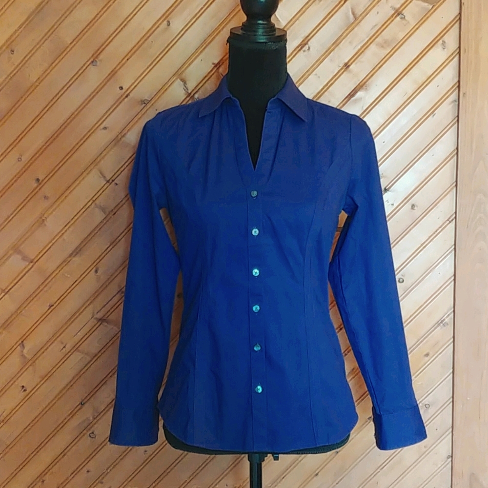 XS Express Button-Up Dress Shirt